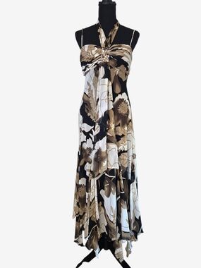 sl fashions beaded high low dress Moni Faux Leather Mini Dress Romper main image 0